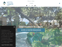 Tablet Screenshot of hoteliginepri.it